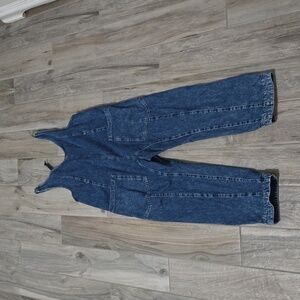 Free People denim overalls